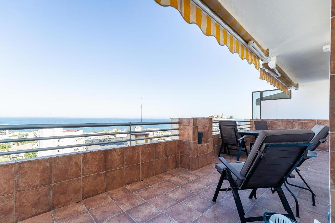 Vistas Azules -- Remodeled, Large Terrace, Spectacular Ocean Views And Beach Level Access Torremolinos Exterior photo