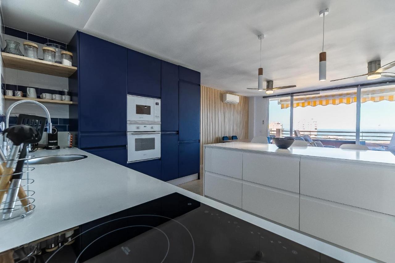 Vistas Azules -- Remodeled, Large Terrace, Spectacular Ocean Views And Beach Level Access Torremolinos Exterior photo